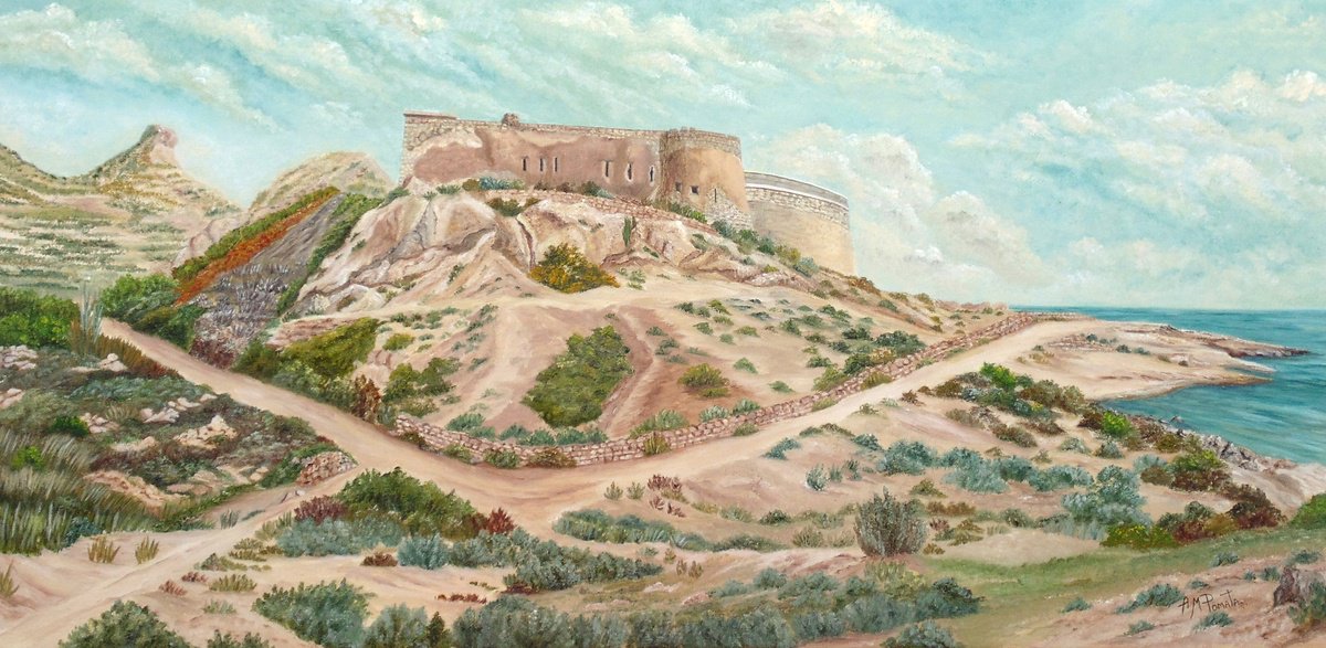 Castle By The Sea By Angeles M. Pomata, 32 X 16, Artwork For Sale On Artfinder