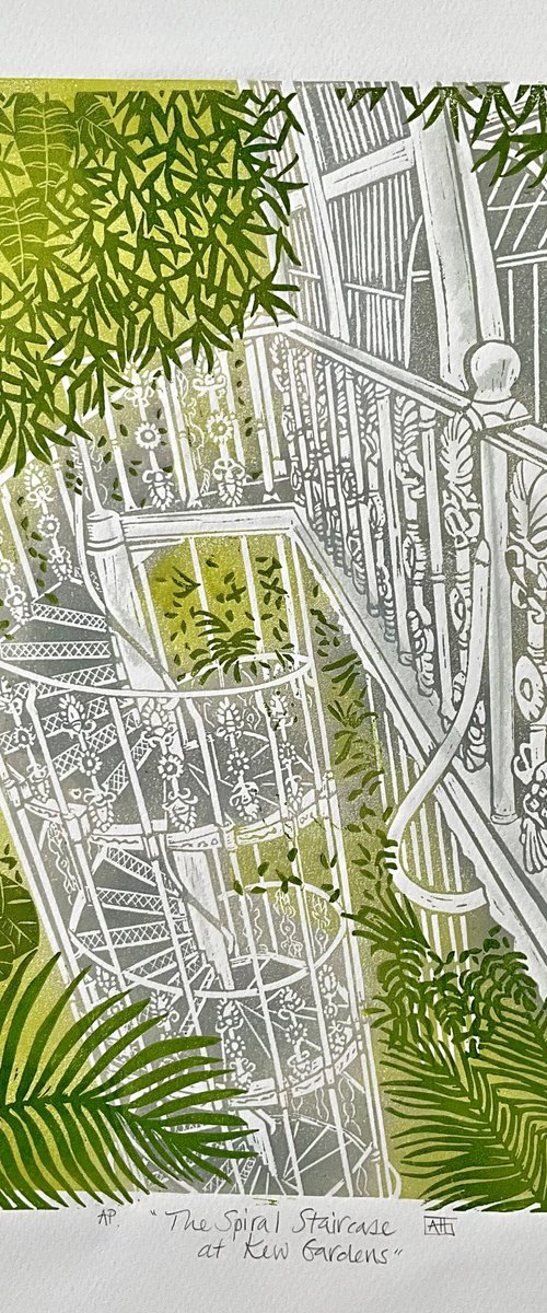 The Spiral Staircase at Kew by Alison  Headley
