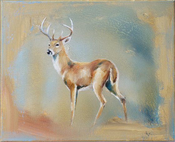 Deer In Soft Colours