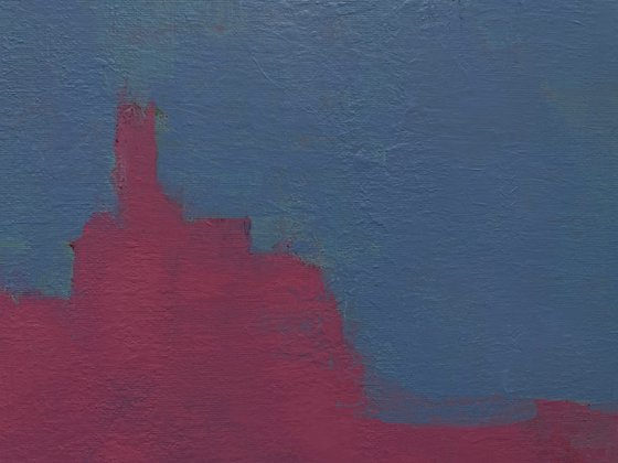 Abstract Blue and pink