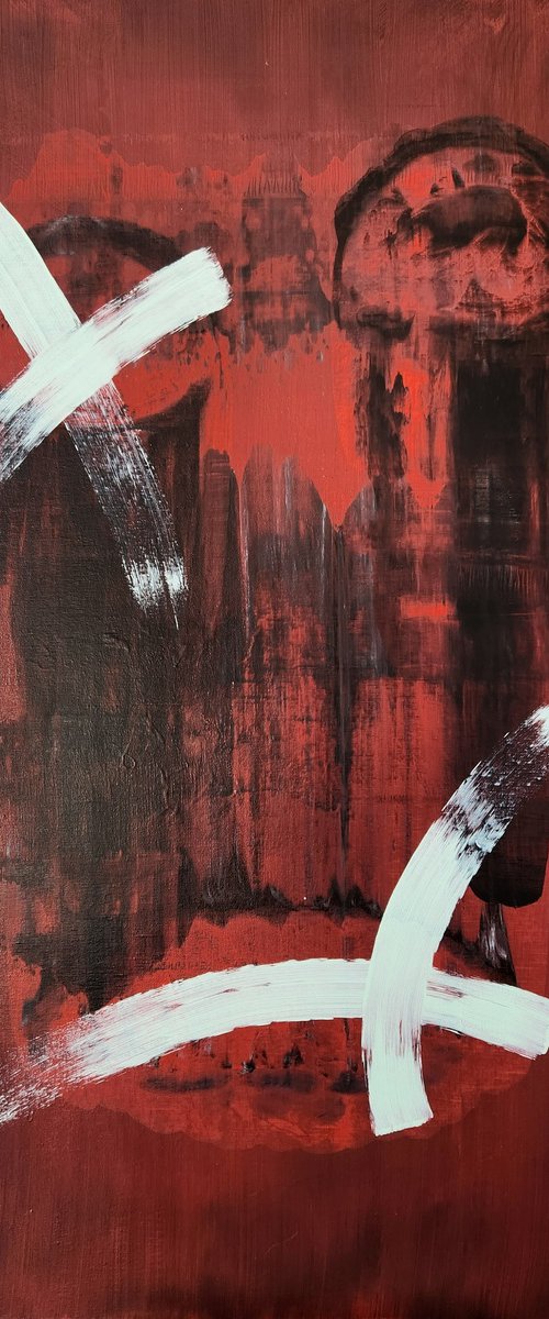 ENCODED II - Abstract Painting by Alessandro Criscito