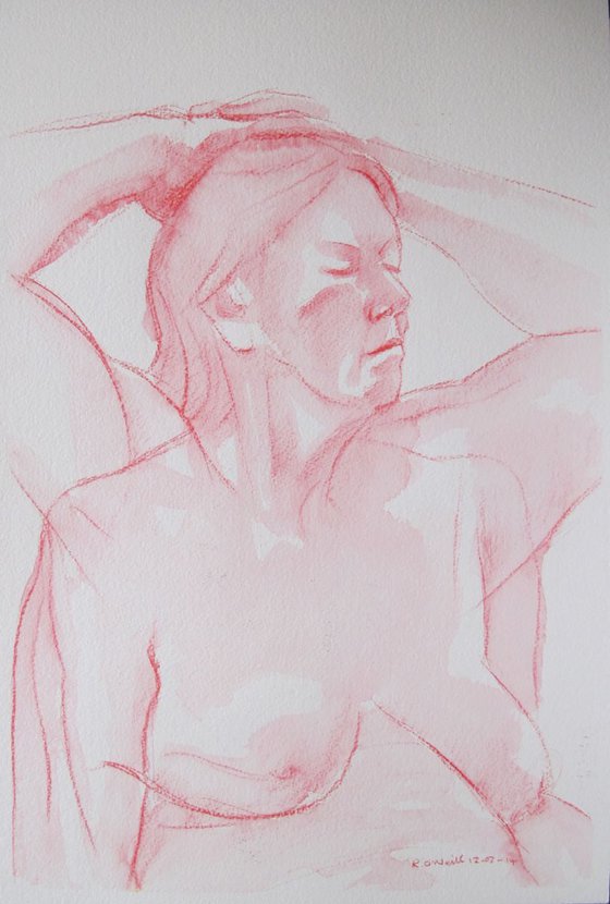 seated nude