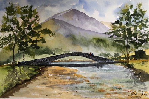 Lake District Bridge near Wastwater by Brian Tucker