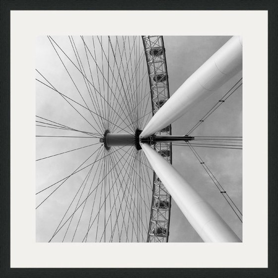 Spokes, 21x21 Inches, C-Type, Framed
