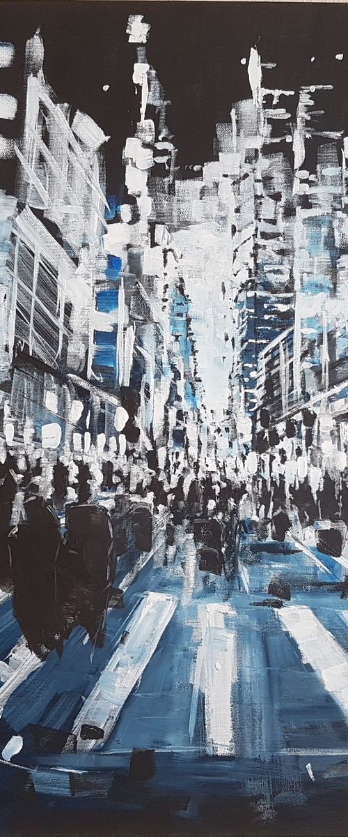 L05 City view 60x70 cm by Lukasz Lepik