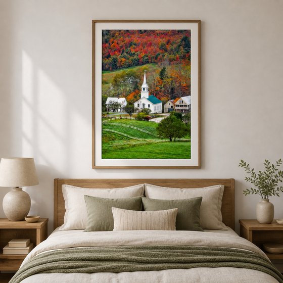 Sunday Morning, East Corinth, 29 x 43