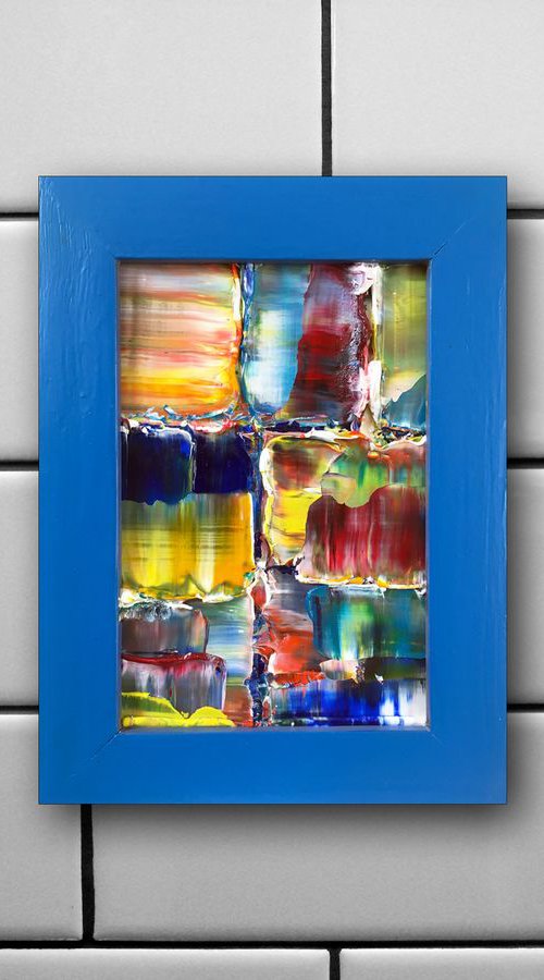 "Cover Me Up" - FREE USA SHIPPING - Original PMS Micro Painting by Preston M. Smith (PMS)