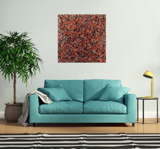 Extra large  artwork (orange)