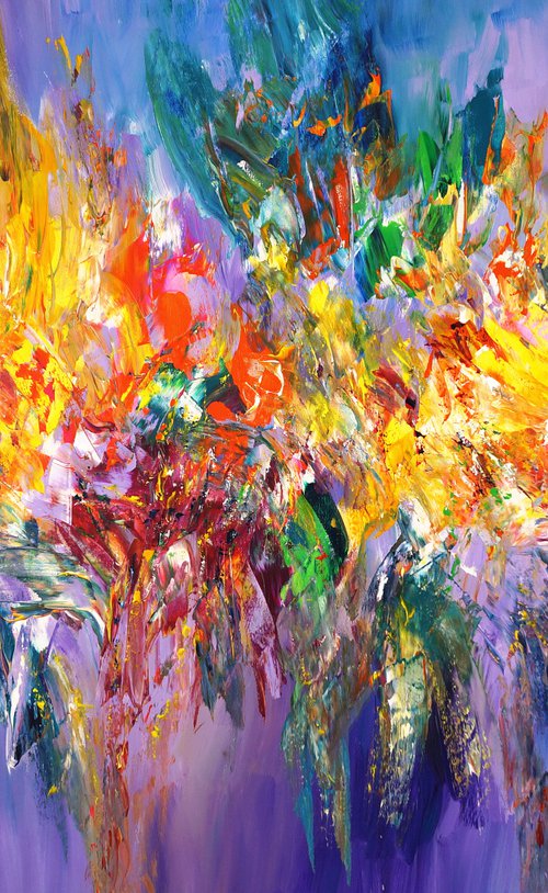 Violet Symphony XL 1 by Peter Nottrott