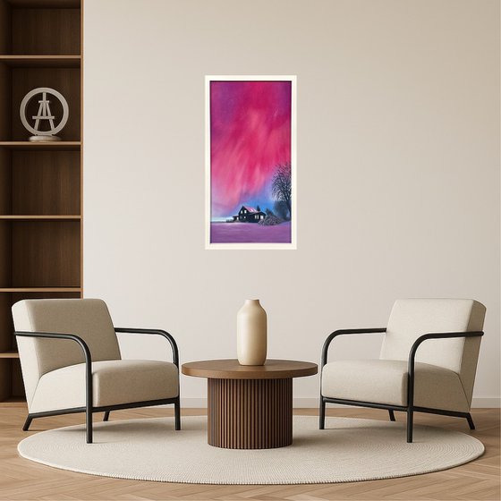 Aurora Borealis. Northern Lights