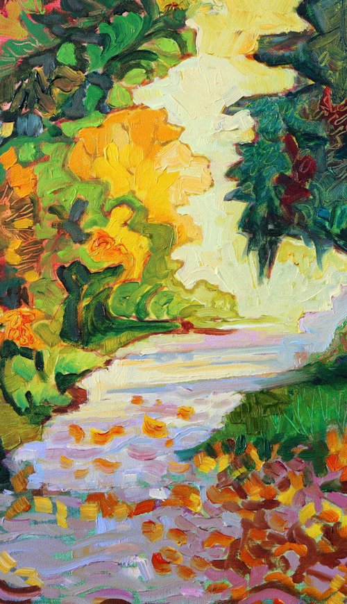 Urban Rural Footpath by Mary Kemp