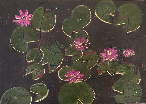 Water lilies II by Rasha Amin
