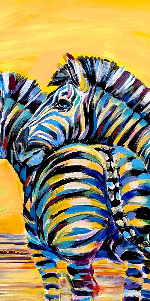 Zebras Africa by Trayko Popov