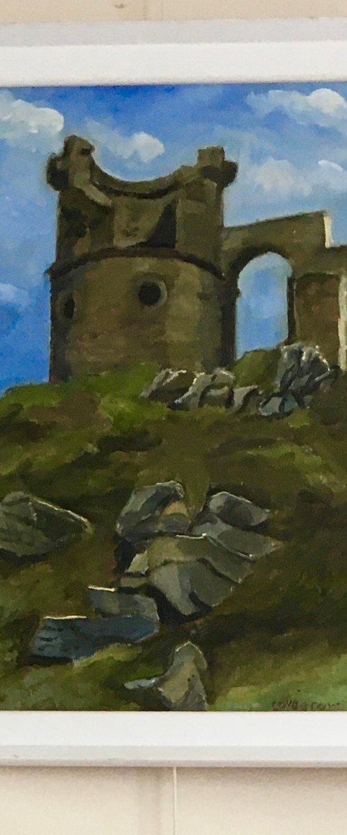 Mow Cop Folly by Julian Lovegrove Art