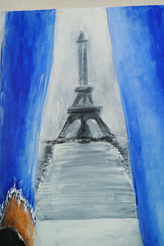 We'll always have Paris - Large Painting Valentines Day Gift