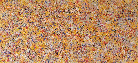 Abstract J.Pollock style painting by M.Y.