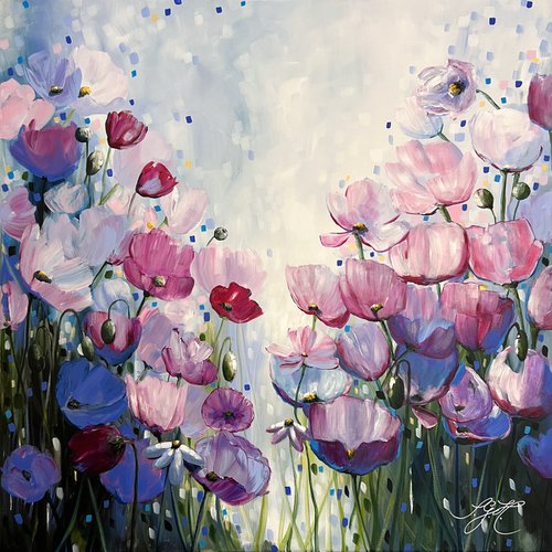 Poppies Land 6 by Sandra Gebhardt-Hoepfner