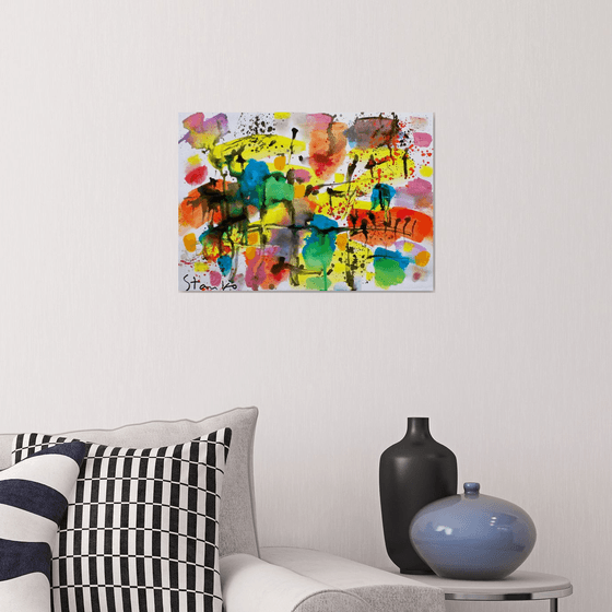 Musical abstraction-XVII