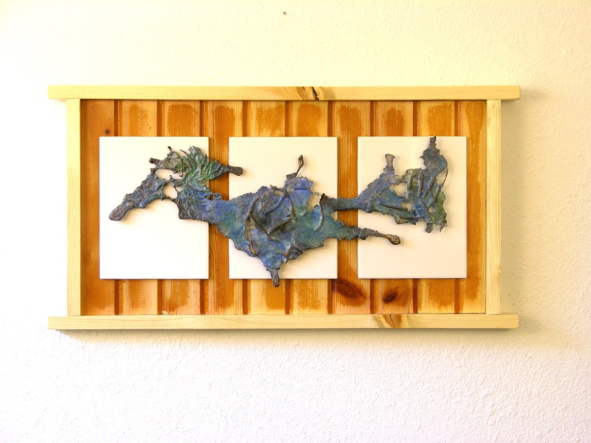 Abstract Sculpture By Tomoaki Orikasa, 24 X 16", Moment, Original Artwork