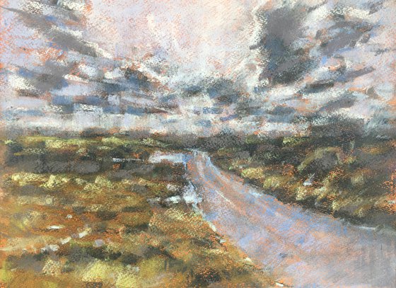 Lonely road Bodmin Moor