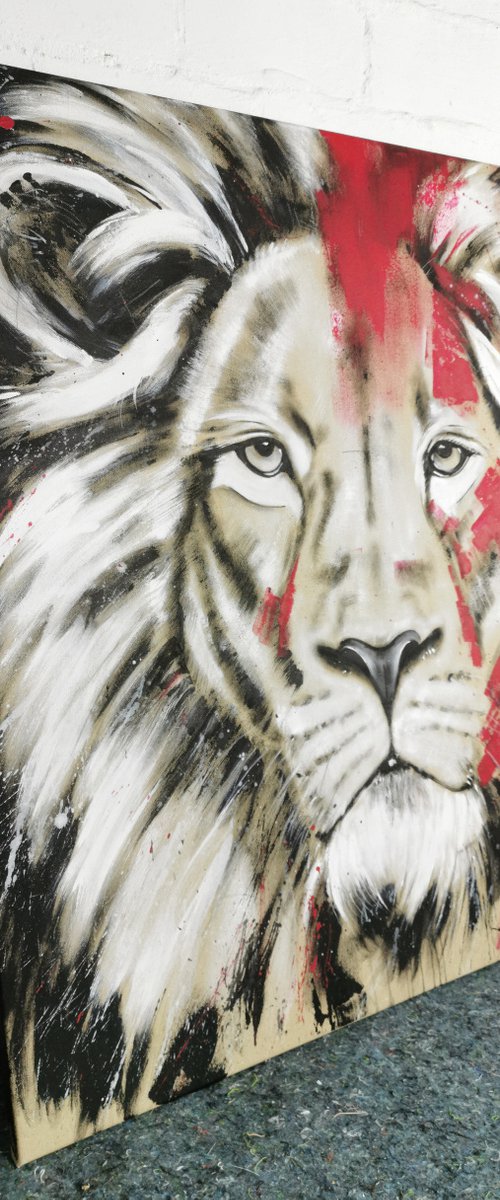 LION #13 - Series BIG CAT by Stefanie Rogge