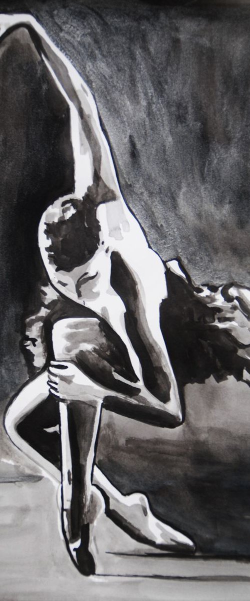 Ballerina ID #3 / 42 X 29.7 cm by Alexandra Djokic