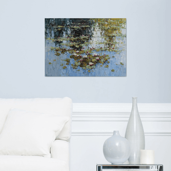 White Water Lilies Pond