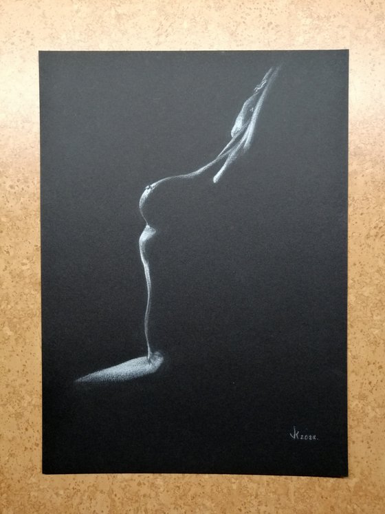 Nude noir #254 (21X29)cm