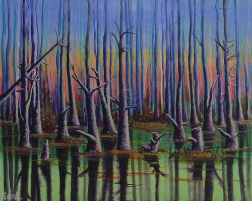 Flooded Forest by Serguei Borodouline