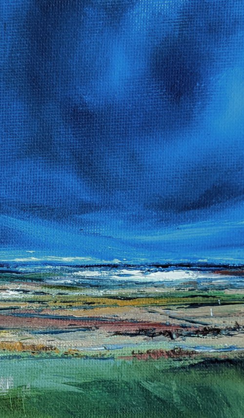 Miniature Coombe Hill Landscape #5 by Jo Earl