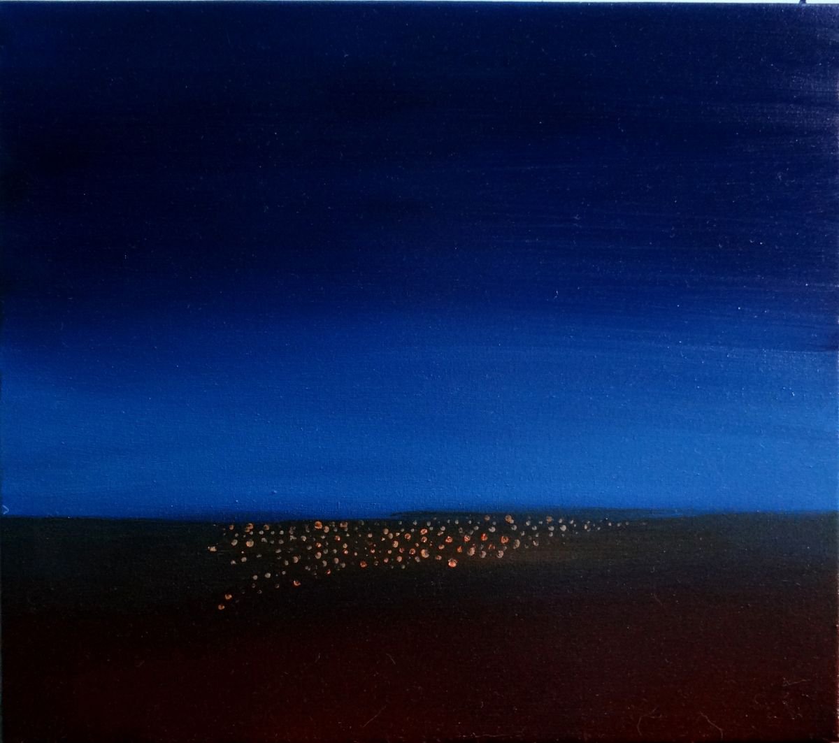 Night And The City Away By Fosco Culto, 16 X 14, Artwork For Sale On Artfinder