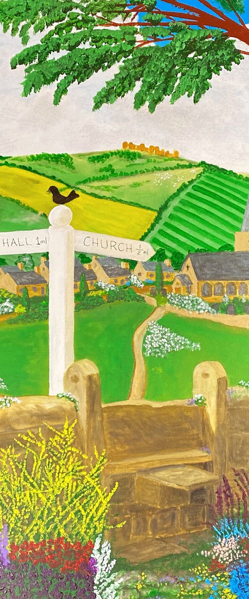 English Village by Alan Horne Art Originals