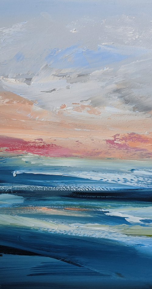 Abstract sunset #2 by Jo Earl