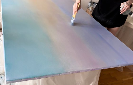 Pastel Calm Minimal Seascape