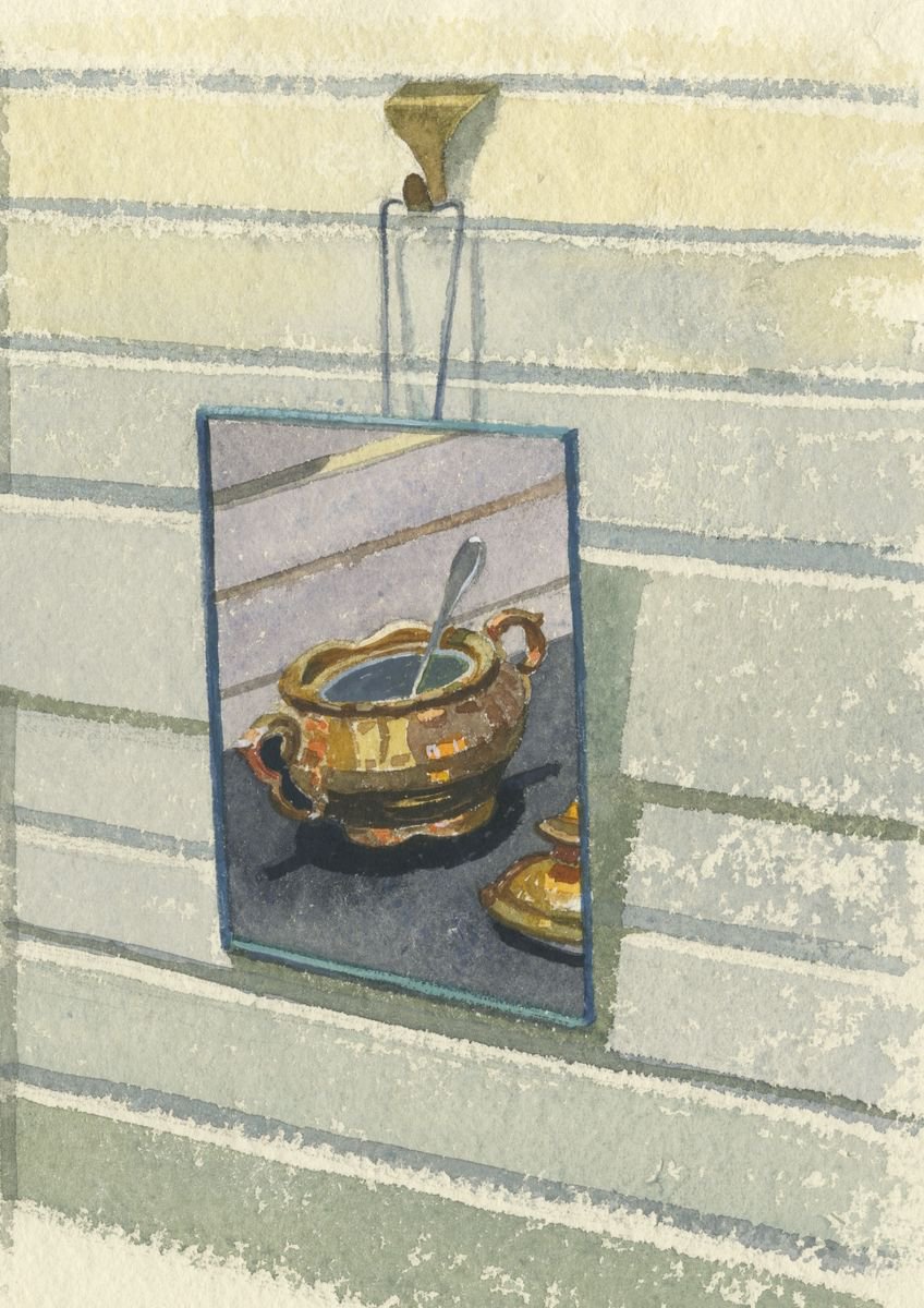 Carole Griffin Rba (Royal Society Of British Artists) | Original  Watercolour | Angle Of Incidence | 20 X 30Cm | Artwork For Sale On Artfinder