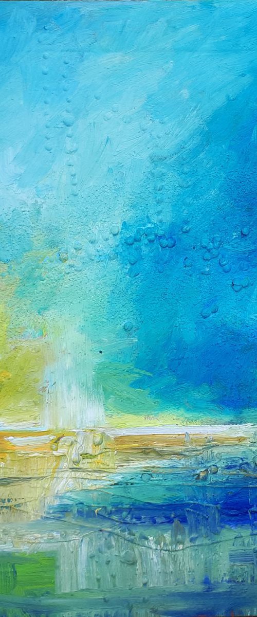 Abstract landscape by Simon Tünde