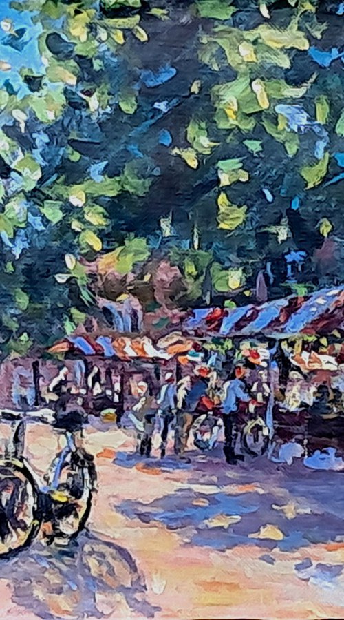 Antique market by Dimitris Voyiazoglou