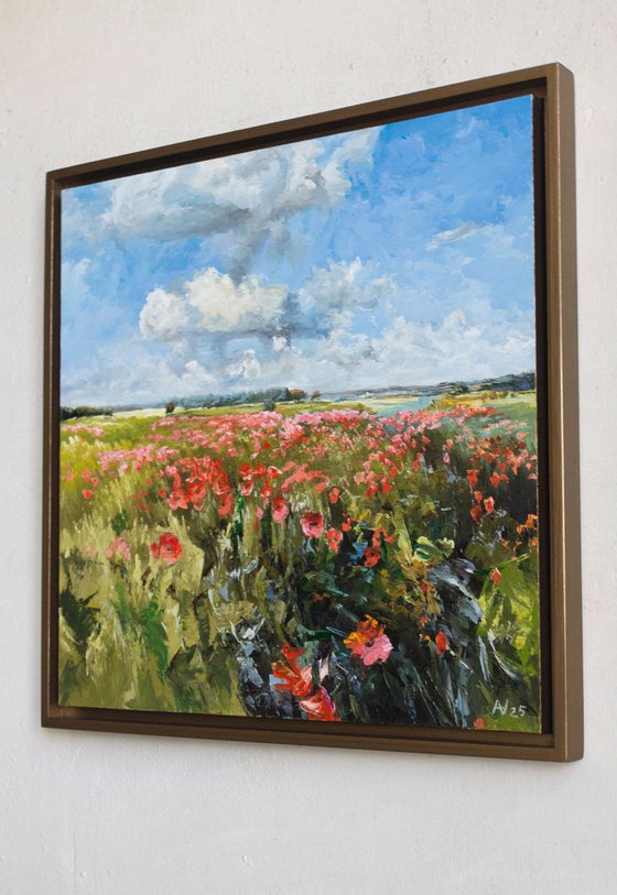 LANDSCAPE WITH POPPIES 2