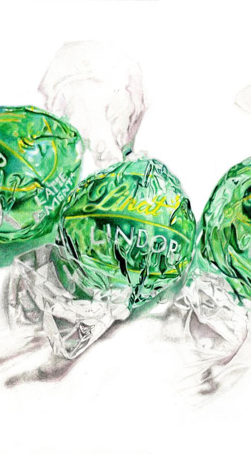 Three Mint Lindts by Ashley Reid