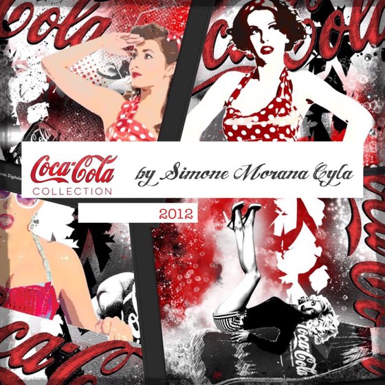 COCA COLA COLLECTION 2 | 2012 | DIGITAL PAINTING ON PAPER | HIGH QUALITY | LIMITED EDITION OF 10 | SIMONE MORANA CYLA | 60 X 44 CM |
