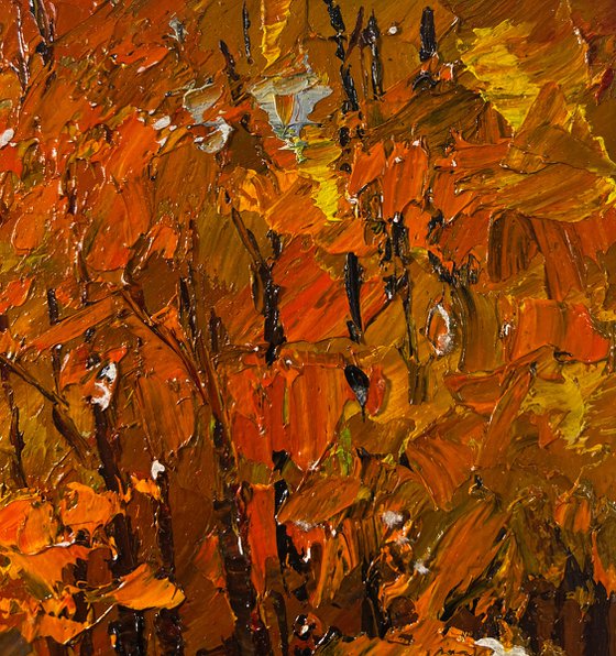 Golden Autumn Forest