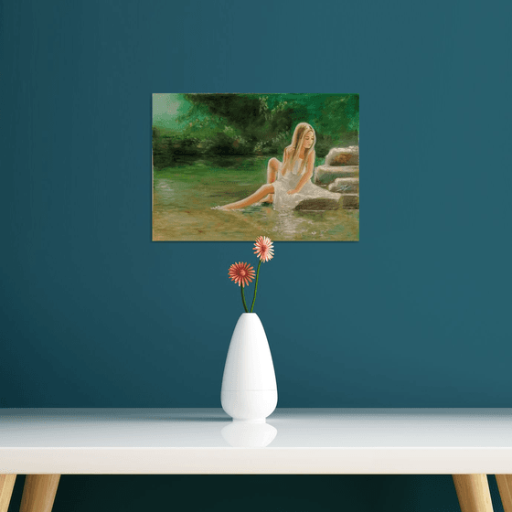 Girl on the river