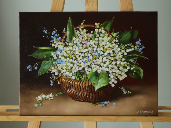 Lilies of the valley Painting