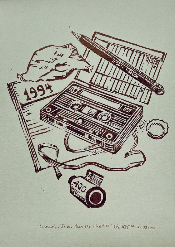 Items from the nineties. Music cassette