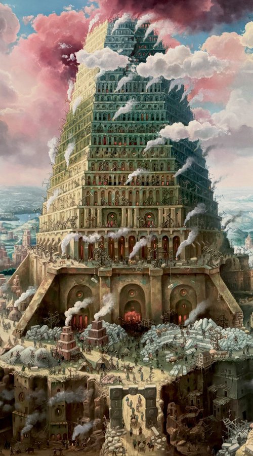 Tower of Babel. by Alexander Mikhalchyk