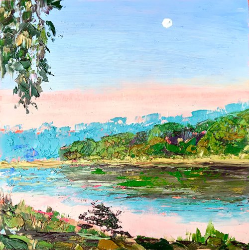 Dawn on the River by Alexandra Jagoda (Ovcharenko)