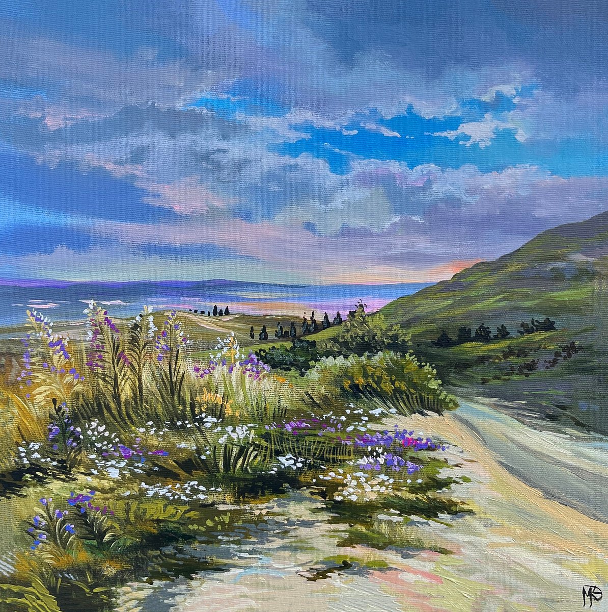 Path To Mount Kohav, Judaea By Maria Kireev, 14 X 14, Artwork For Sale On Artfinder