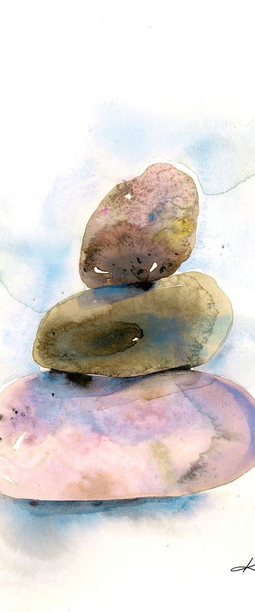 Meditation Stones 20 by Kathy Morton Stanion