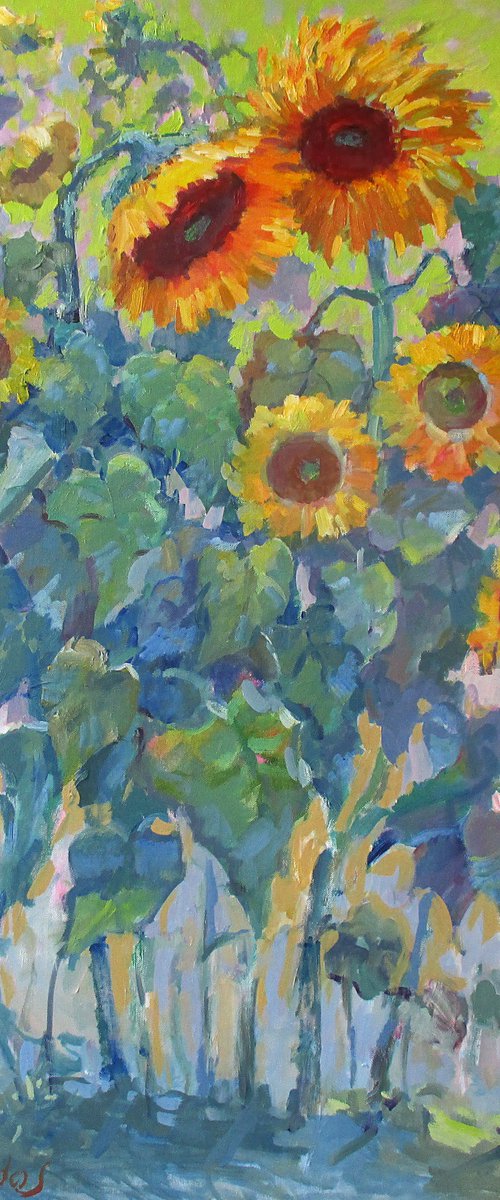 The Sunflower Family by Liudvikas Daugirdas