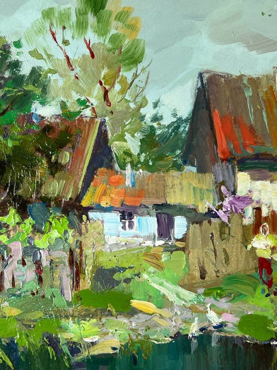 Cloudy Day in the Village